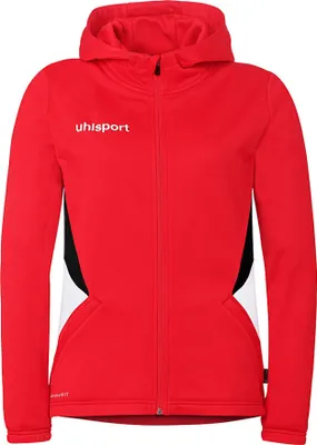 Produktbild von Uhlsport Equipe 29 Multi Hood Jacke Damen - rot/weiß/schwarz, Größe:XXL