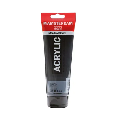 Obrázok produktu pre Amsterdam 17097352, Čierna, Akrylová farba, Tekutina a gél, 120 ml