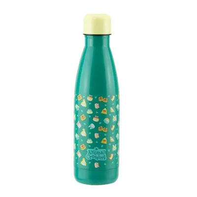 Obrázok produktu pre Paladone Animal Crossing Kovová fľaša na vodu na každodenné použitie 460 ml z nehrdzavejúcej ocele Aqua farba