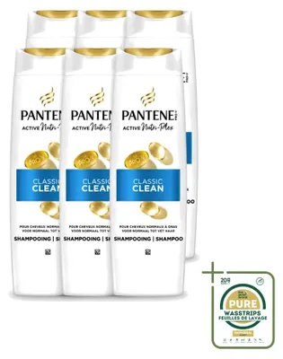 Productafbeelding van 6 x Pantene Pro-V Classic Clean Shampoo - 250 ml - Voorraadverpakking - 6 stuks