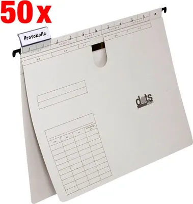 Produktbild von dots 50 Hängehefter Karton lichtgrau