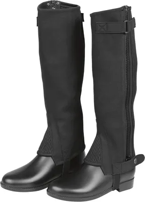 Produktbild von Kerbl Minichaps ClassicStretch Gr.156 waschbar mit Reißverschluss schwarz 328612