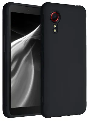 Produktbild von kwmobile Handyhülle für Samsung Galaxy Xcover 5 Hülle - TPU Case - Kabelloses Laden - Schutzhülle Cover in Schwarz matt
