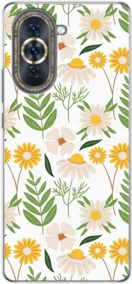 Produktbild von König Design Hülle kompatibel mit Huawei nova 10 Kunststoff Soft Handyhülle - Handy Case Blumenmuster 2