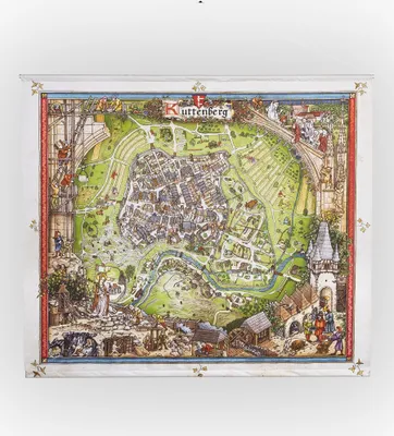 Obrázok produktu pre Wallscroll Kingdom Come: Deliverance II - Mapa Kutné Hory (Kuttenberg)