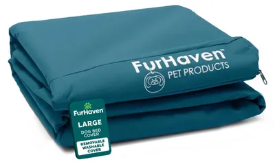 Obrázok produktu pre Náhradný poťah na psie pelienky Furhaven, vodeodolný, vhodný na vnútorné aj vonkajšie použitie, s logom