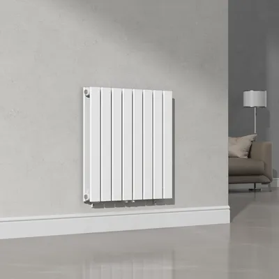 Zdjęcie produktu dla Grzejnik płytowy 'Nore' Biały 60x60cm Dwuwarstwowy 809W