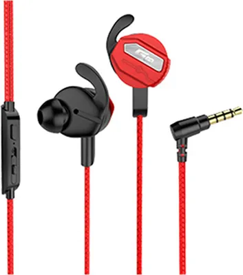 Immagine prodotto di Cuffie cablate per PS4 PUBG cuffie da gioco gamer stereo con doppio microfono auricolari rosso