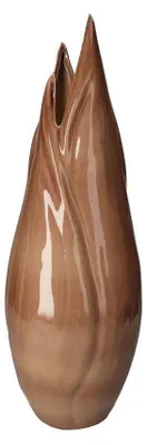 Produktbild von KEYHOMESTORE | Elegante antike rosa Vase mit dekorativen Keramikspitzen