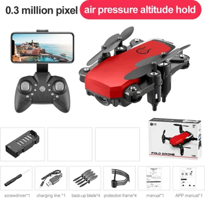 Produktbild von LF606 Mini-Drohne mit Kamera Höhen halten RC Drohnen HD Wifi FPV Quadcopter Dron Helicopter 0,3 M