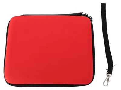 Immagine prodotto di Custodia da viaggio per Nintendo 2DS con 8 scomparti per schede di gioco, guscio protettivo rigido, borsa da viaggio, accessori per console, resistente agli urti, antipolvere, colore rosso