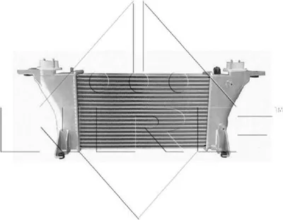 Produktbild von Ladeluftkühler 512 mm - 223 mm NRF passend für u.a. NISSAN NAVARA
