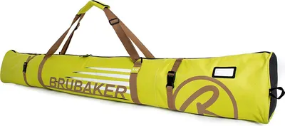 Zdjęcie produktu dla BRUBAKER Carver Champion pokrowiec na narty 190 cm na 1 parę nart i kijków Jasnozielony Jasnobrązowy