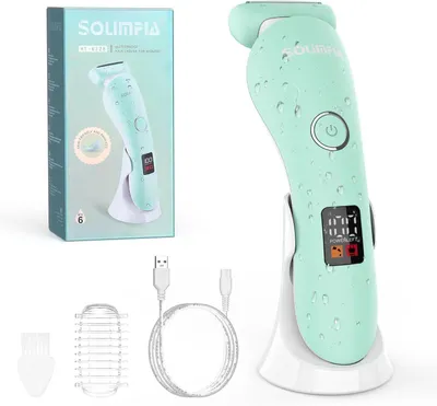 Productafbeelding van Scheerapparaat dames, elektrisch damesapparaat voor lichaam, benen, armen, oksels, bikinilijn. Draadloos, nat- en droogapparaat. Bikini-trimmer voor vrouwen