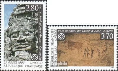 Produktbild von Briefmarken Frankreich 1993 Mi DB45-DB46 (kompl.Ausg.) postfrisch Unesco