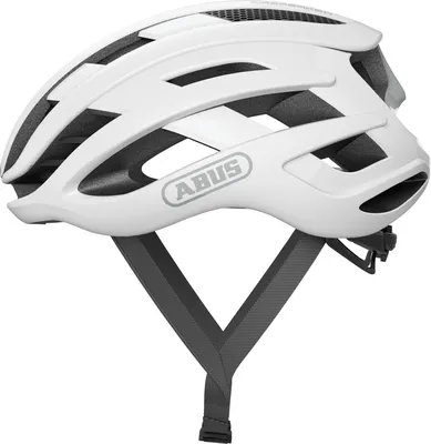 Produktbild von ABUS Rennradhelm AirBreaker - High-End Fahrradhelm für den professionellen Radsport - für Jugendliche und Erwachsene - Helm für Damen und Herren - Weiß, Größe M