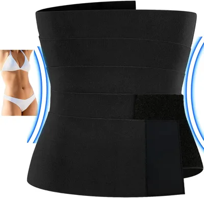 Produktbild von Schlankheitsgürtel für Damen, formt den Bauch mit Saunaeffekt, verstellbares Sportkorsett, beschleunigt das Schwitzen