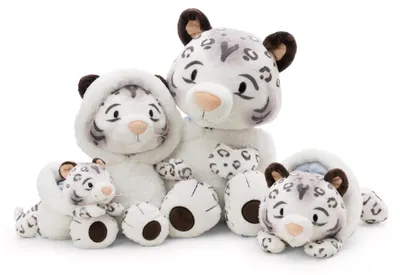 Produktbild von NICI Kuscheltier Schneeleopard Eleni Snowbell 30cm - weiß - Weiches NICI Plüschtier – niedliches Stofftier zum Kuscheln & Spielen – tolle Geschenkidee für Kinder & Erwachsene | 62488