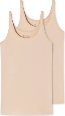 Produktbild von Schiesser Damen 2 er Pack Trägertop Gr. 38  sand