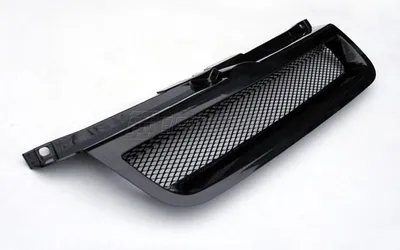 Kühlergrill Sportgrill Gitter Front Grill ohne Emblem Waben Schwarz für VW Bora – Produktansicht