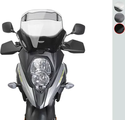 Image de Pare-brise MRA Vario Touring Screen VT noir avec ABE pour Suzuki DL 650 V-Strom (année 2017)