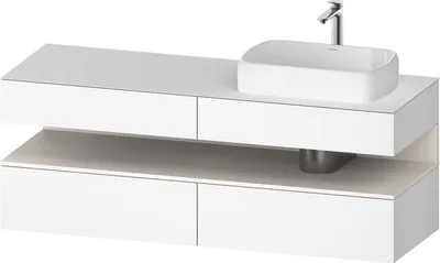 Produktbild von DURAVIT QA4778084180010 QTG KWTU WH Ek. 1600x550x600 Wß Mt.