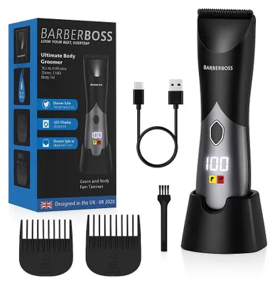 Produktbild von BarberBoss Schnurloser Bartschneider für Männer, Körperpflege, Leistenhaarschnei
