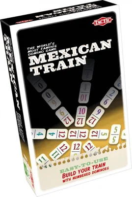 Obrázok produktu pre Tactic Mexican Train Travel, Dospelý a dieťa, Chlapec / dievča, 7 rok / roky, 99 rok / roky, 30 min, Čierna