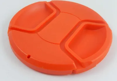 Produktbild von vhbw Universal Objektivdeckel 77 mm für Kamera - Kunststoff Rot, mit Innengriff