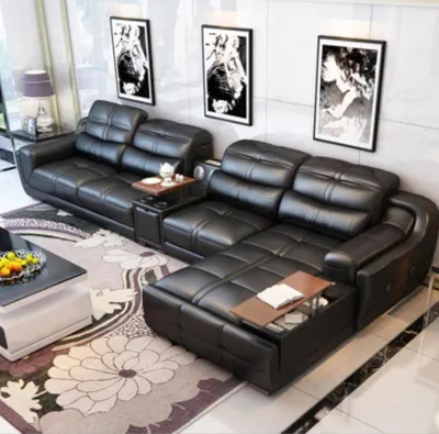 Produktbild von Sofa Couch Ecksofa L-form Polster  Modern Relax Sitz Luxus Möbel Wohnlandschaft