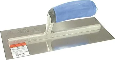 Produktbild von MAURERFREUND Glättekelle, Softgriff, gebog. Blatt 305x120x0,65 mm