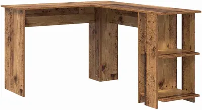 Obrázek produktu pro vidaXL Rohový psací stůl ze starého dřeva 140 x 113,5 x 75 cm, dřevotřísková deska