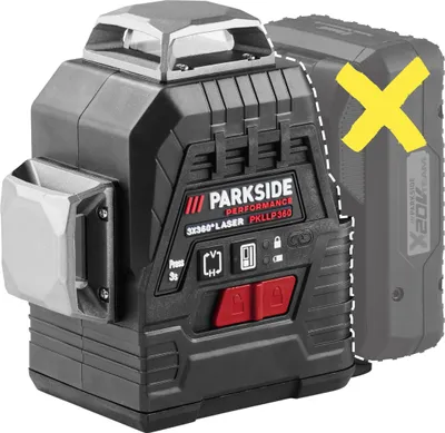 Produktbild von PARKSIDE PERFORMANCE® 20 V Akku-Kreuzlinienlaser »PKLLP 3360 A1 «, ohne Akku und Ladegerät