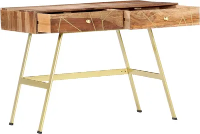 Produktbild von vidaXL Schreibtisch mit Schubladen 100x55x75 cm Massivholz Akazie