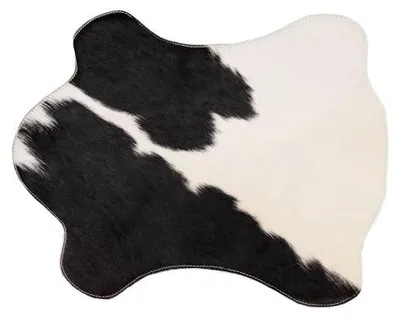 Imagen del producto de Mars & More: Mantel individual de cuero sintético, diseño  y blanco, 30x48 cm