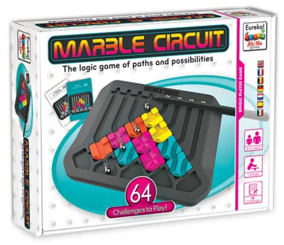 Produktbild von Eureka Denkspiel Marble Circuit - Logikspiel für Kinder und Erwachsene