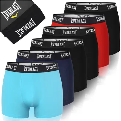 Immagine prodotto di Everlast Boxer Uomo 6 Confezioni XL Cotone Fit Biancheria intima traspirante Biancheria intima Uomo Uomo, XL