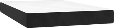 Produktbild von VidaXL 347770, Doppelt / volle Größe, Federkernmatratze, Medium, Schwarz, Weiß, Polyester, Polyester
