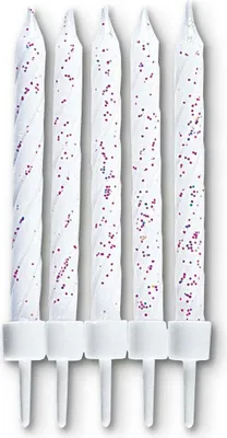 Produktbild von Städter Geburtstagskerzen 7,5cm weiß