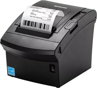 Produktbild von Bixolon SRP-350plusV, Thermodirekt, POS-Drucker, 180 x 180 DPI, 400 mm/sek, Easy Paper Loading, 50 - 80 µm