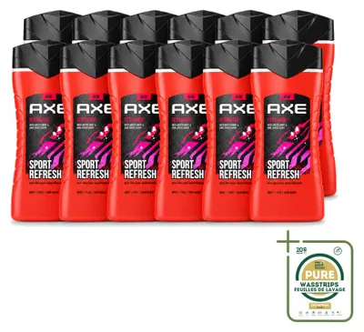 Produktbild von 12 x AXE Sport Refresh Duschgel - 250 ml - Vorratspackung - 12 Stücke