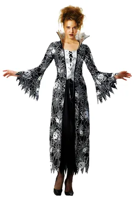 Produktbild von Spinnenkostüm Halloween Hexen Kostüm für Damen S - XXXL, Größe:XXXL