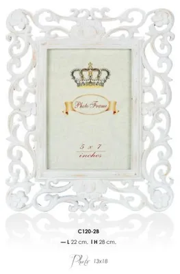 Produktbild von Casa Padrino Barock Bilderrahmen Antik Stil - Prunkvoller Foto Rahmen aus Holz und Polyresin, 28 x 22 cm
