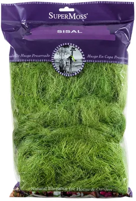 Productafbeelding van SuperMoss Sisalmos, decoratie voor binnen en keuken, geschikt voor potplanten, voor gebruik binnenshuis