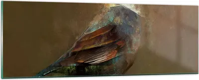 Produktbild von Bilder auf glas - Vogel Natur - 90x30cm - Glasbilder - Wandbilder - Bilder - Kunstdruck - zum Aufhängen bereit - Wanddekoration aus Glas - Glas Bilder - Wandbild auf Glas - Einteilig - GAB90x30-3924