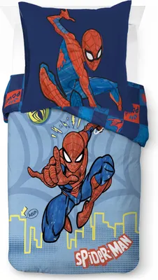 Produktbild von Marvel Spider-Man Hero Power* Bettwäscheset aus 100 % Baumwolle für Ein