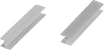 Produktbild von HOLZBRINK Verbinder Sockelblende Sockelleiste für Einbauküche 150mm Höhe ALUMINIUM Gebürstet - HBK15