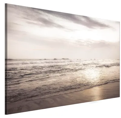 Zdjęcie produktu dla LUMASOUL Obraz na płótnie motyw natury, obrazy na ścianę drewniana rama, obrazy 90x60 cm plaża 2