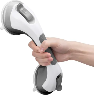 Produktbild von Duschgriff 31cm Saugnapf ohne Bohren Senioren Badewanne 110kg