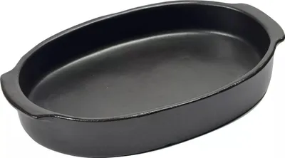 Produktbild von SERAX Ofenschale oval L Pure Black, Inhalt: 3 Liter